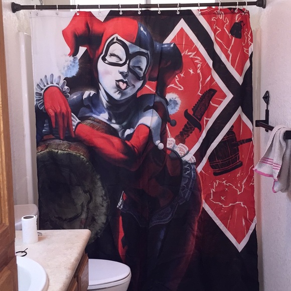 Bath Harley Quinn Shower Curtain Poshmark